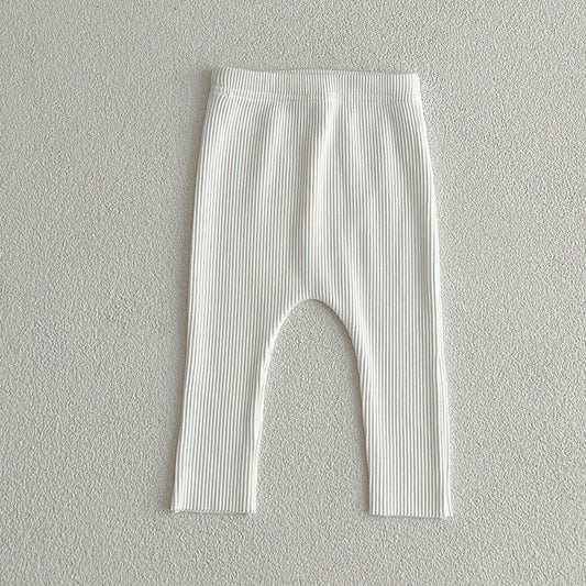 Solid Color Soft Cotton Comfy Leggings-10